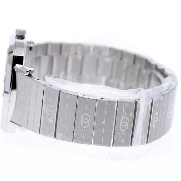 GUCCI Grip watch 157.4/YA157401 Date white Dial Quartz Men's Watch - Picture 6 of 12